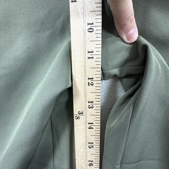 Athleta Pants Womens 8 Tall Olive Green Endless High Rise Straight Leg Stretch - Picture 9 of 12